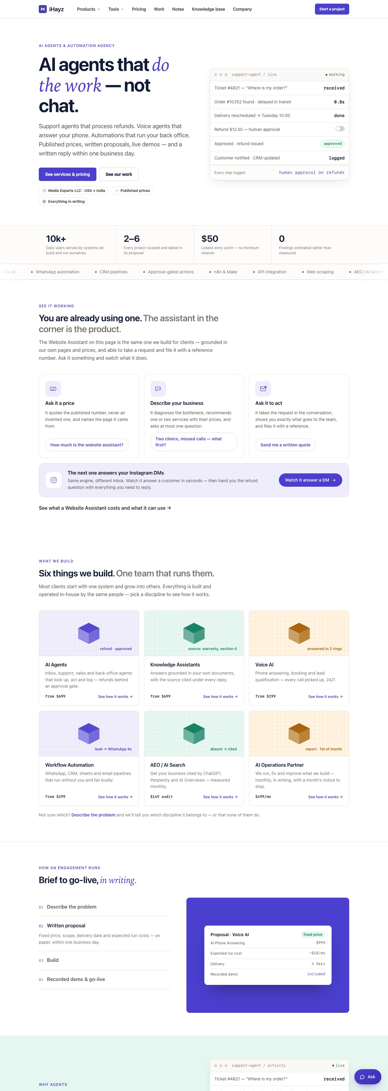 Your page, top to bottom